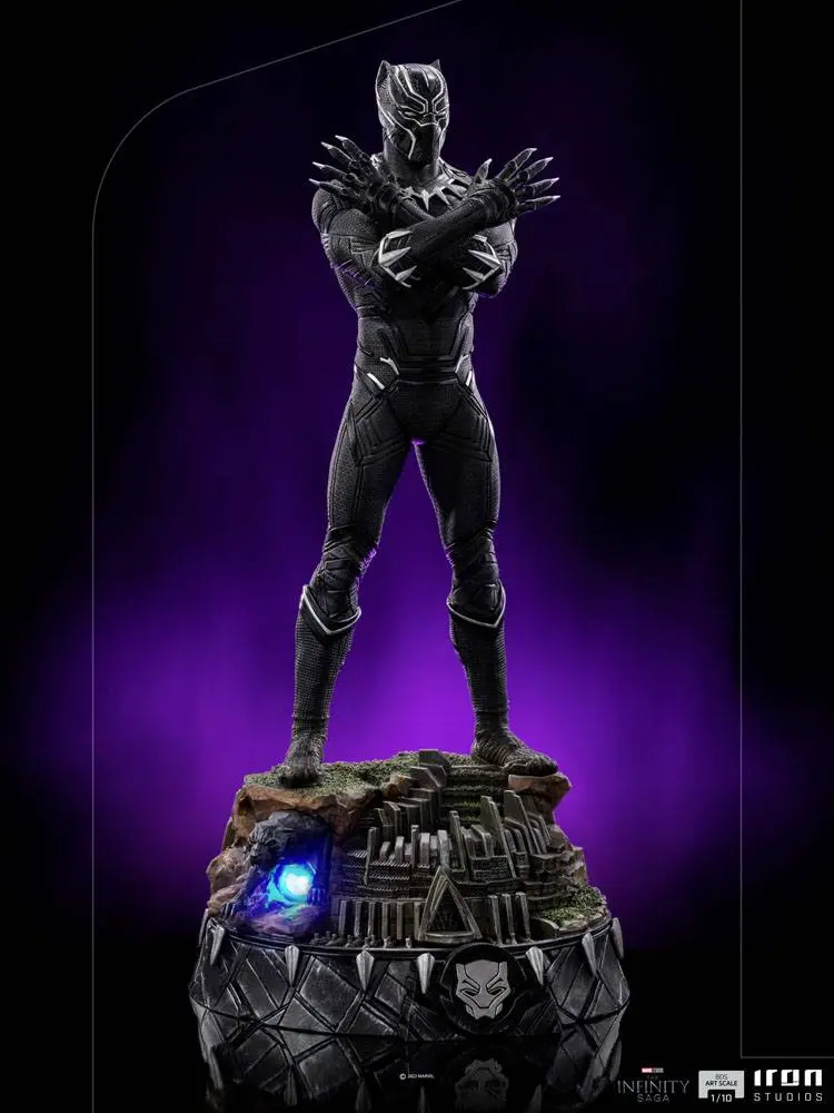 The Infinity Saga Art Scala Statuie 1/10 Black Panther Deluxe 25 cm poza produsului