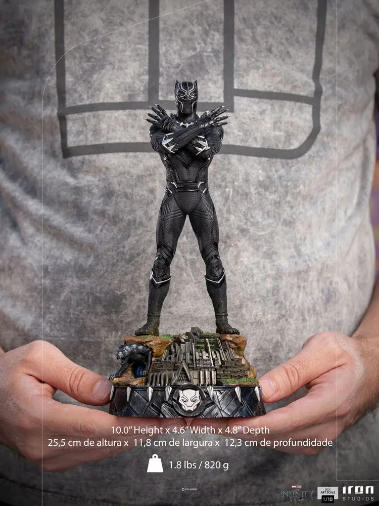 The Infinity Saga Art Scala Statuie 1/10 Black Panther Deluxe 25 cm poza produsului