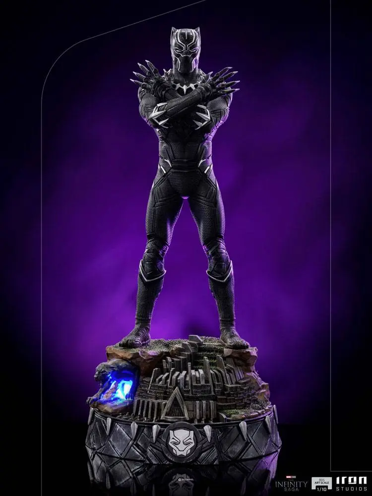 The Infinity Saga Art Scala Statuie 1/10 Black Panther Deluxe 25 cm poza produsului
