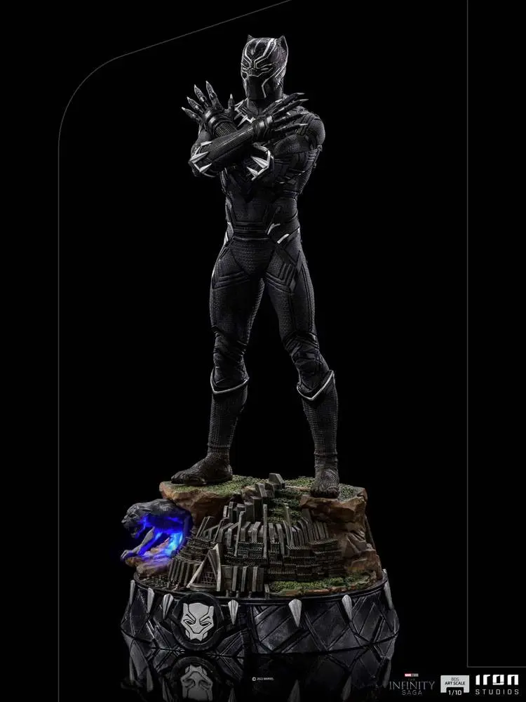 The Infinity Saga Art Scala Statuie 1/10 Black Panther Deluxe 25 cm poza produsului