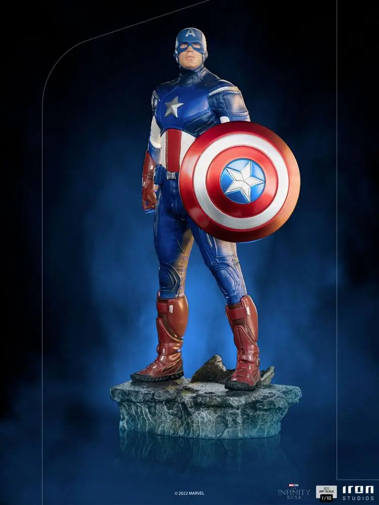 Statuie BDS Art Scale 1/10 The Infinity Saga Captain America Battle of NY 23 cm poza produsului
