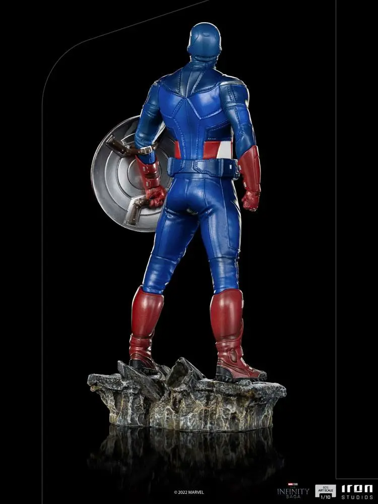 Statuie BDS Art Scale 1/10 The Infinity Saga Captain America Battle of NY 23 cm poza produsului