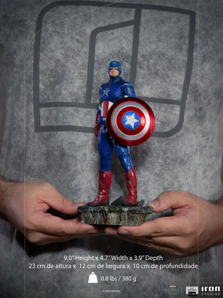 Statuie BDS Art Scale 1/10 The Infinity Saga Captain America Battle of NY 23 cm poza produsului