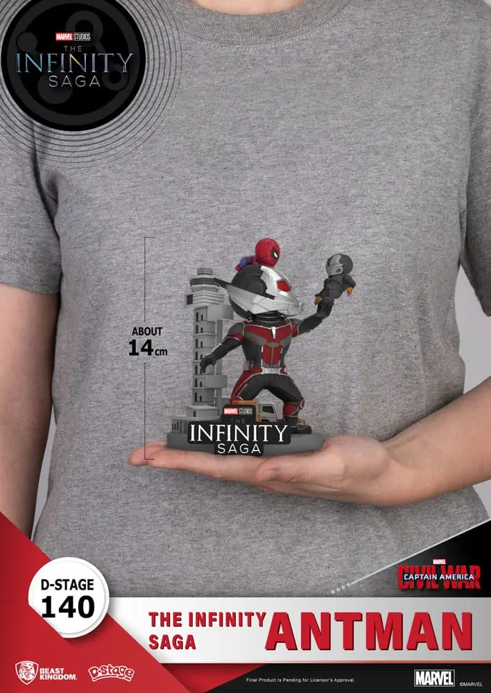The Infinity Saga D-Stage Dioramă PVC Antman 14 cm poza produsului