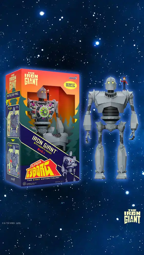 The Iron Giant Super Cyborg Figurină de acțiune Iron Giant (Full Color) 28 cm poza produsului