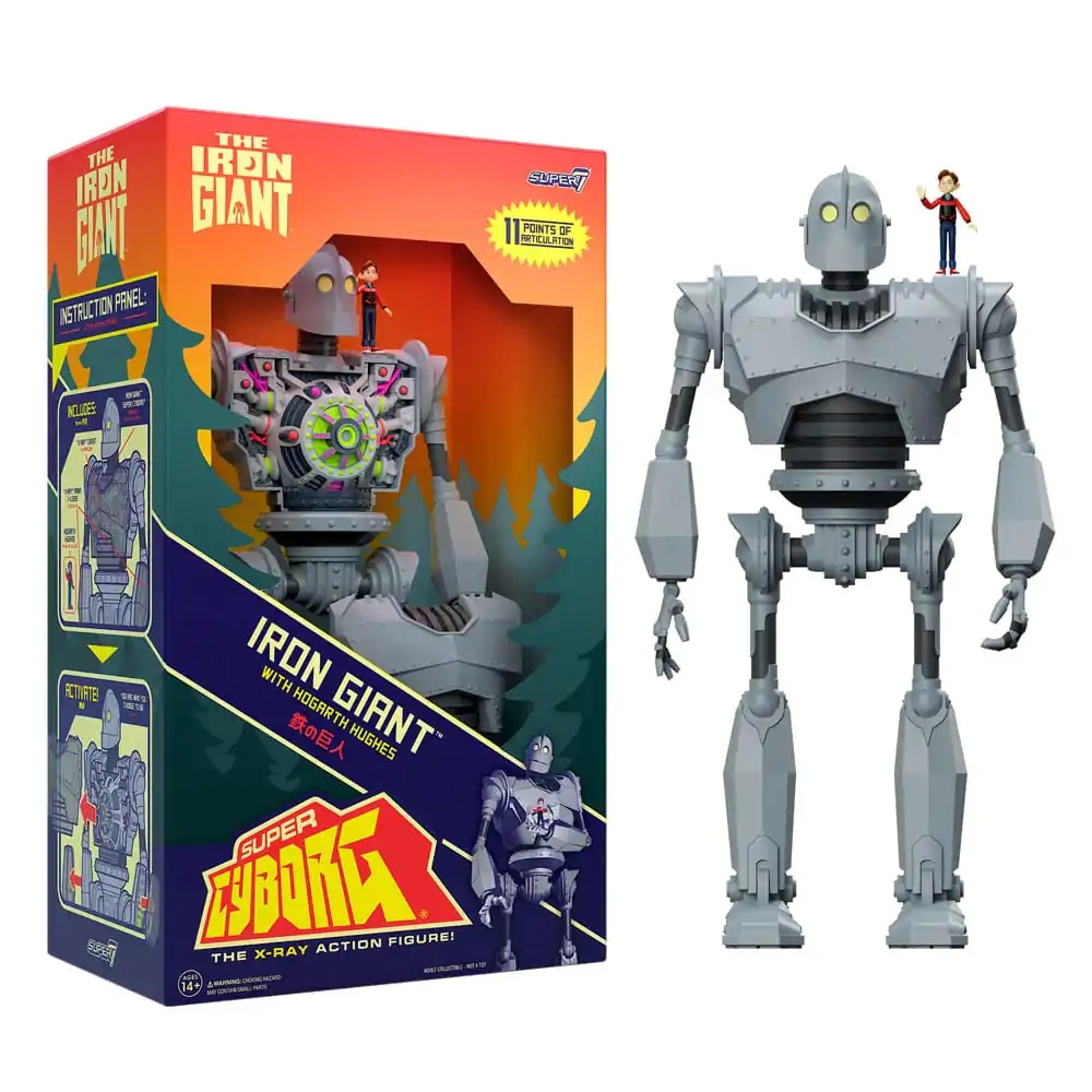 The Iron Giant Super Cyborg Figurină de acțiune Iron Giant (Full Color) 28 cm poza produsului