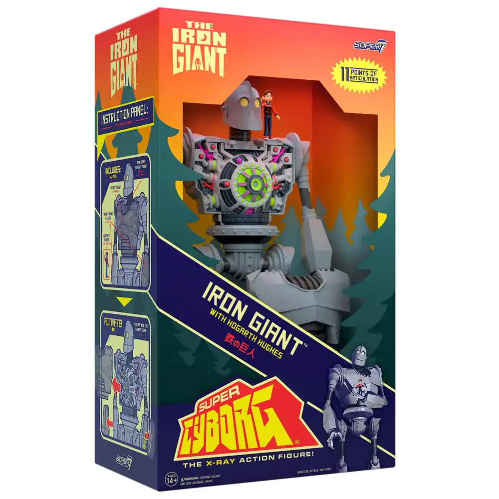 The Iron Giant Super Cyborg Figurină de acțiune Iron Giant (Full Color) 28 cm poza produsului