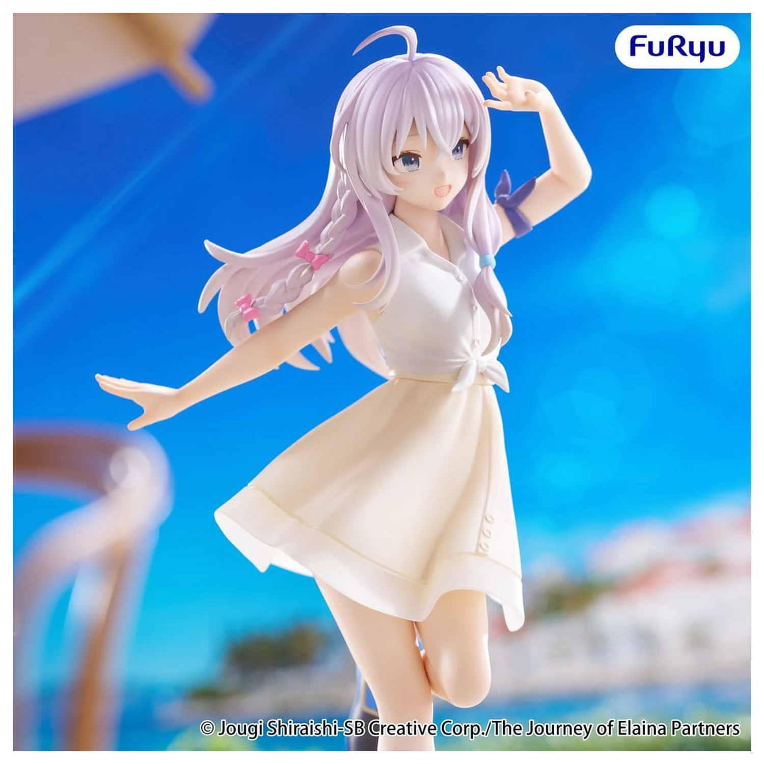 The Journey of Elaina Muchute PVC Figura Elaina White Ver. 20 cm poza produsului