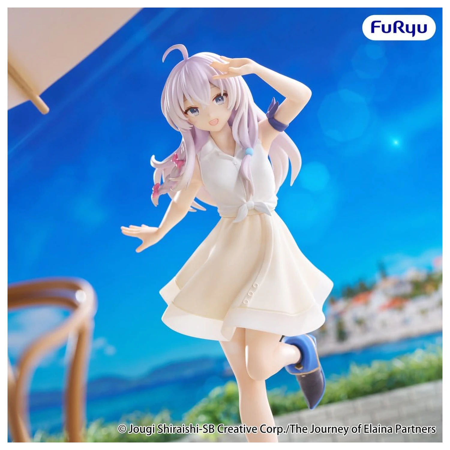 The Journey of Elaina Muchute PVC Figura Elaina White Ver. 20 cm poza produsului