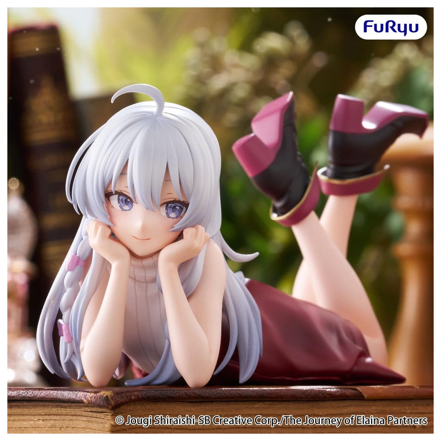 The Journey of Elaina Noodle Stopper Figurina PVC Elaina Lying Down Ver. 11 cm poza produsului