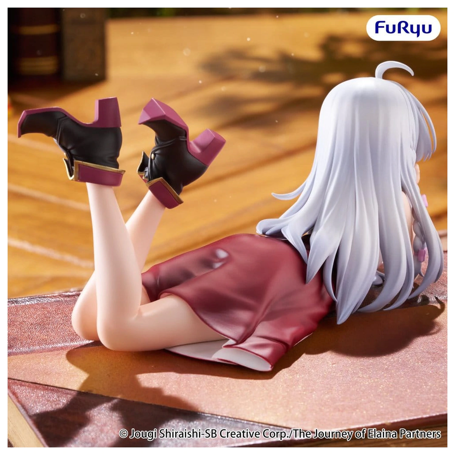 The Journey of Elaina Noodle Stopper Figurina PVC Elaina Lying Down Ver. 11 cm poza produsului