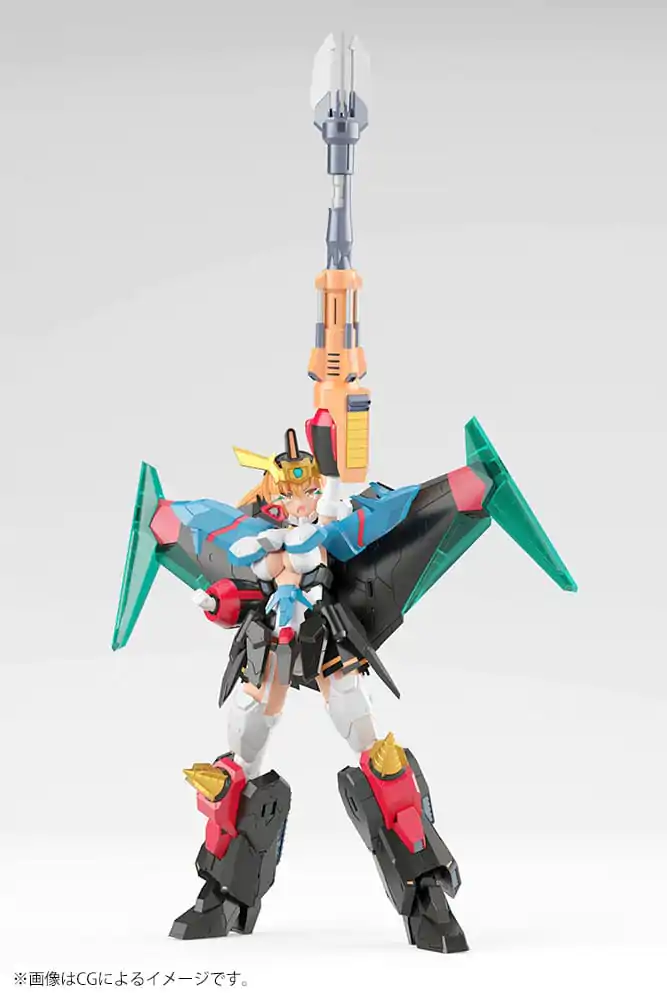 The King of Braves GaoGaiGar Cross Frame Girl Kit Model Plastic Star Gaofighgar 19 cm poza produsului