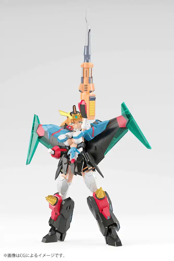 The King of Braves GaoGaiGar Cross Frame Girl Kit Model Plastic Star Gaofighgar 19 cm poza produsului