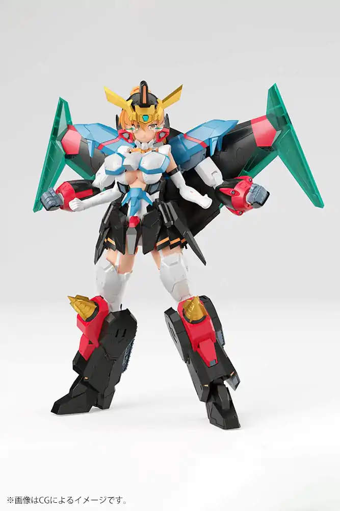 The King of Braves GaoGaiGar Cross Frame Girl Kit Model Plastic Star Gaofighgar 19 cm poza produsului