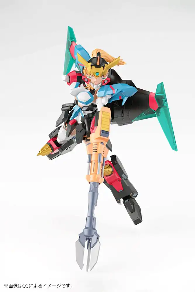 The King of Braves GaoGaiGar Cross Frame Girl Kit Model Plastic Star Gaofighgar 19 cm poza produsului