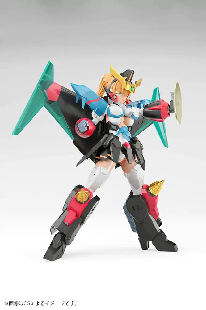 The King of Braves GaoGaiGar Cross Frame Girl Kit Model Plastic Star Gaofighgar 19 cm poza produsului