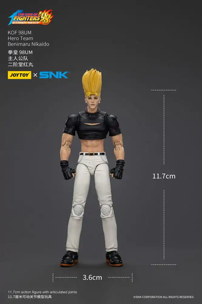 Figurină de acțiune The King Of Fighters &#039;98 Hero Team Benimaru Nikaido 12 cm poza produsului