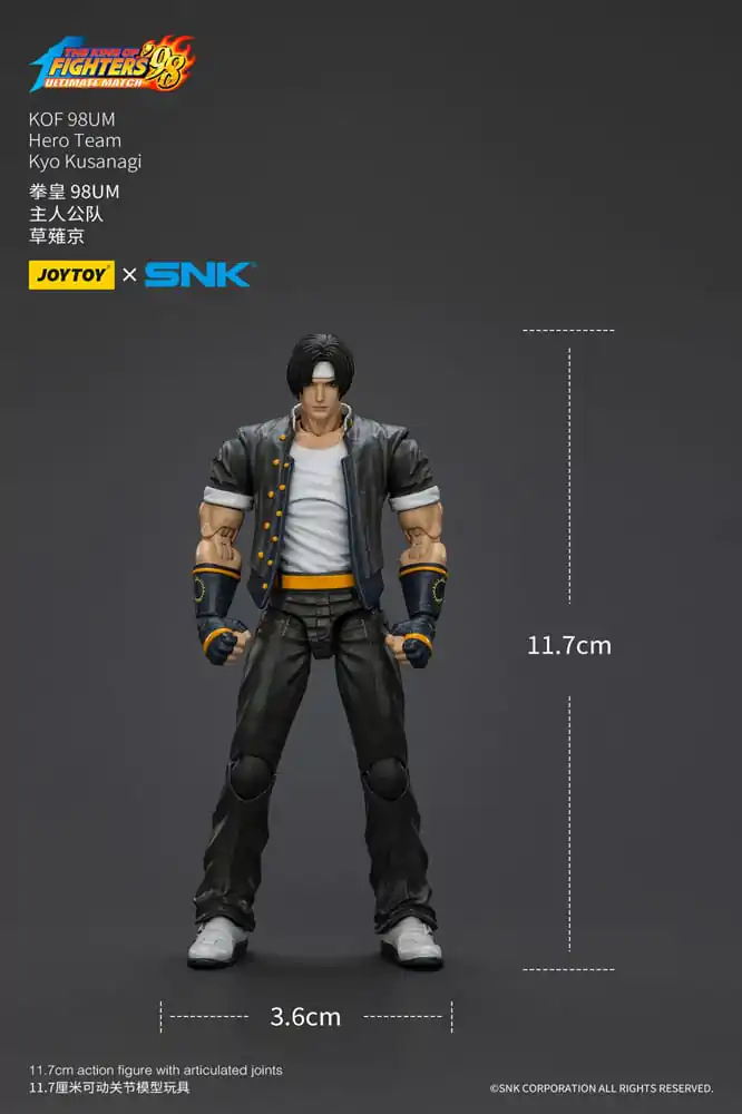 The King Of Fighters '98 Figurină de Acțiune Hero Team Kyo Kusanagi 12 cm poza produsului