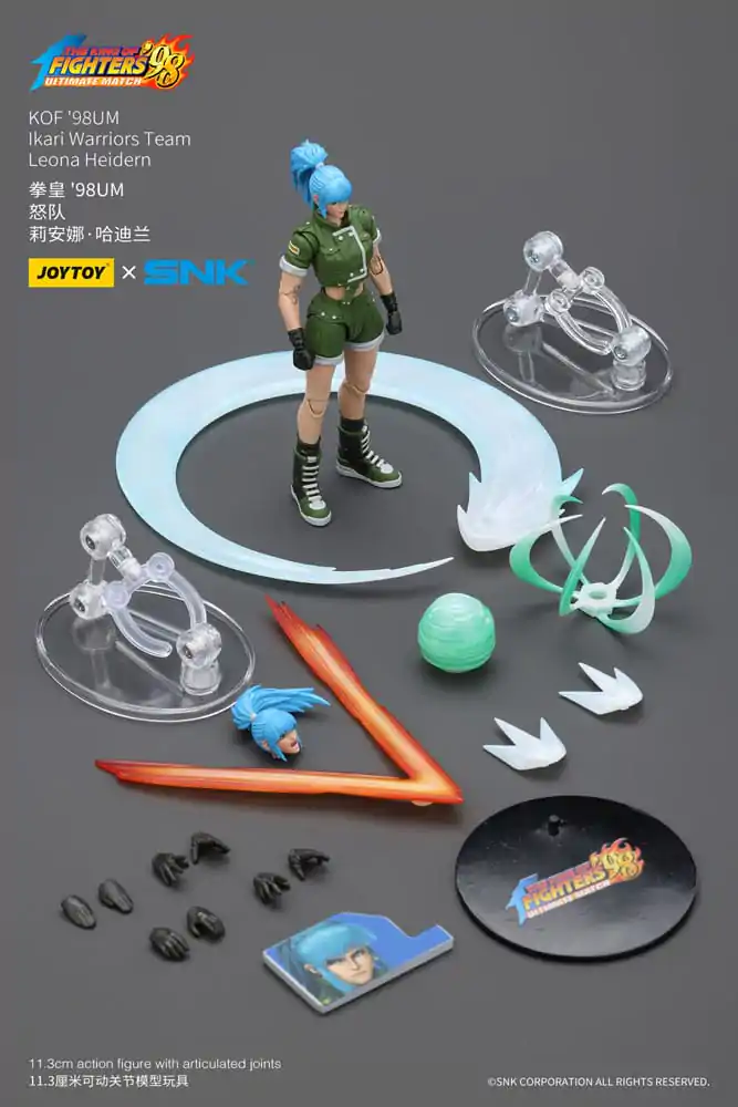 The King Of Fighters '98 Figurina de actiune Hero Team Leona Heidern 11 cm poza produsului