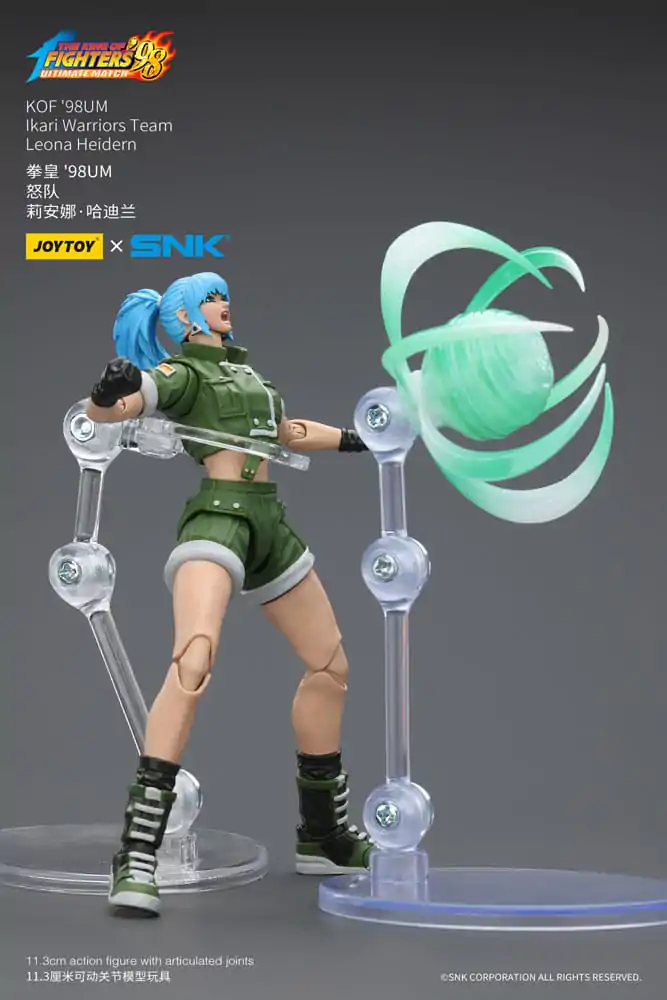 The King Of Fighters '98 Figurina de actiune Hero Team Leona Heidern 11 cm poza produsului