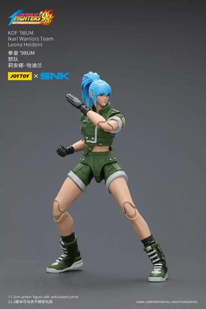 The King Of Fighters '98 Figurina de actiune Hero Team Leona Heidern 11 cm poza produsului
