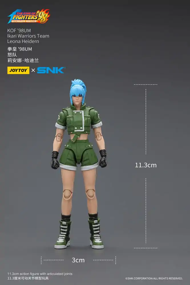 The King Of Fighters '98 Figurina de actiune Hero Team Leona Heidern 11 cm poza produsului