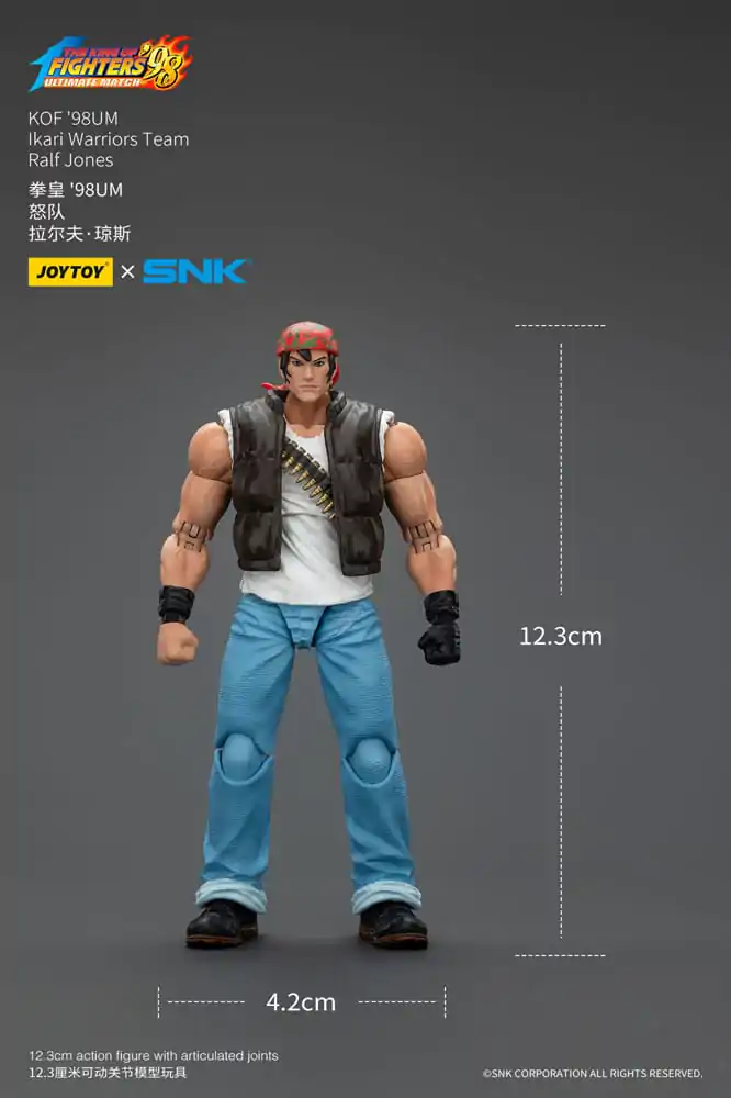 The King Of Fighters '98 Figurina de actiune Hero Team Ralf Jones 12 cm poza produsului