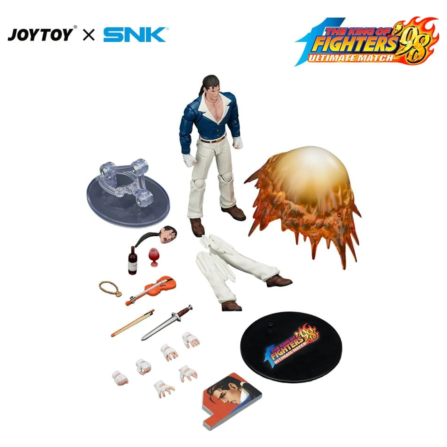 The King of Fighters '98 Ultimate Match figurina de actiune Robert Garcia (Art of Fighting Team) 12 cm poza produsului