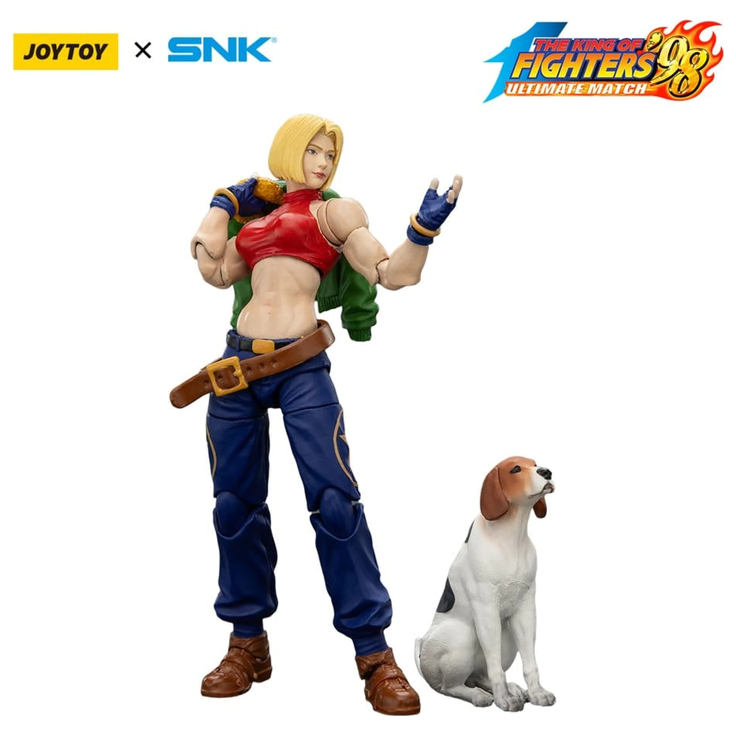 The King of Fighters '98 Ultimate Match figurina de actiune Blue Mary 11 cm poza produsului