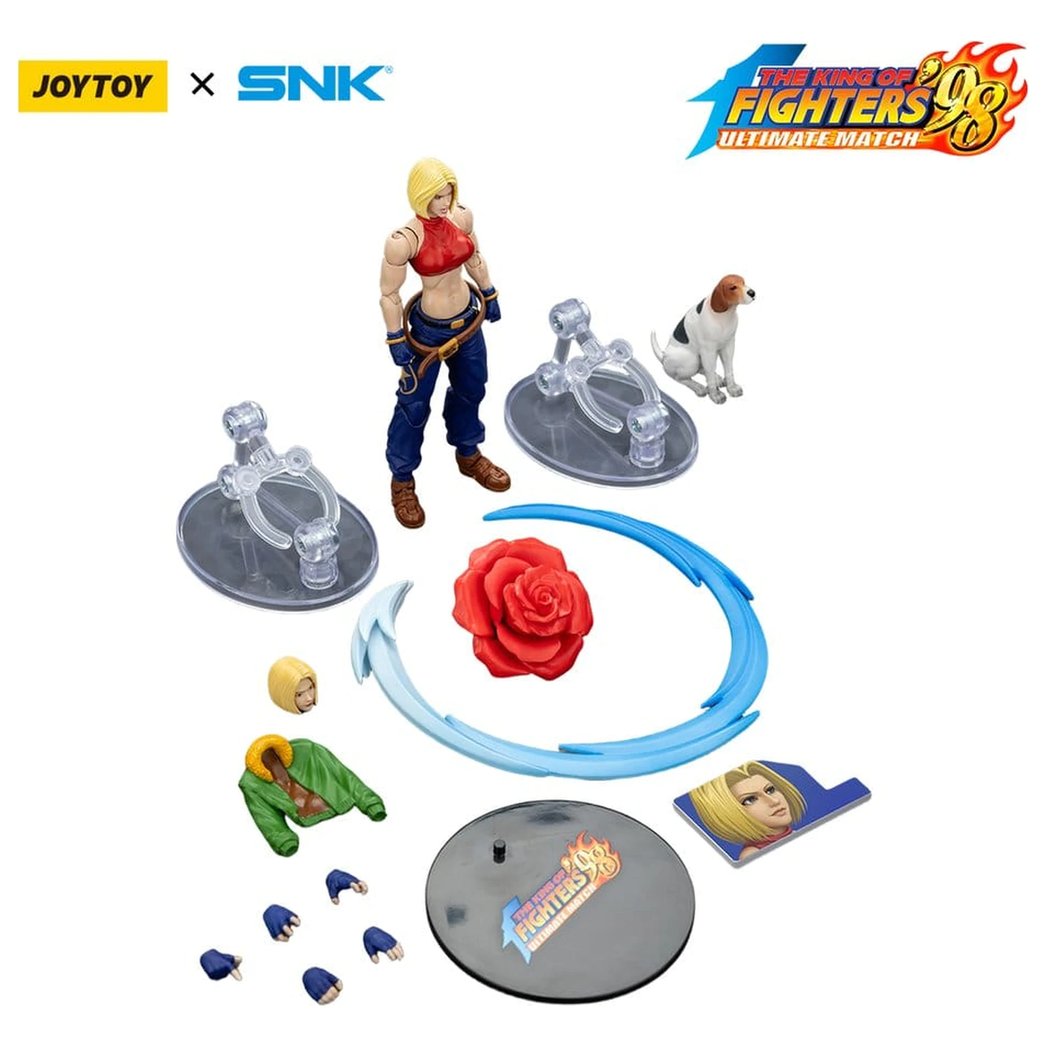 The King of Fighters '98 Ultimate Match figurina de actiune Blue Mary 11 cm poza produsului