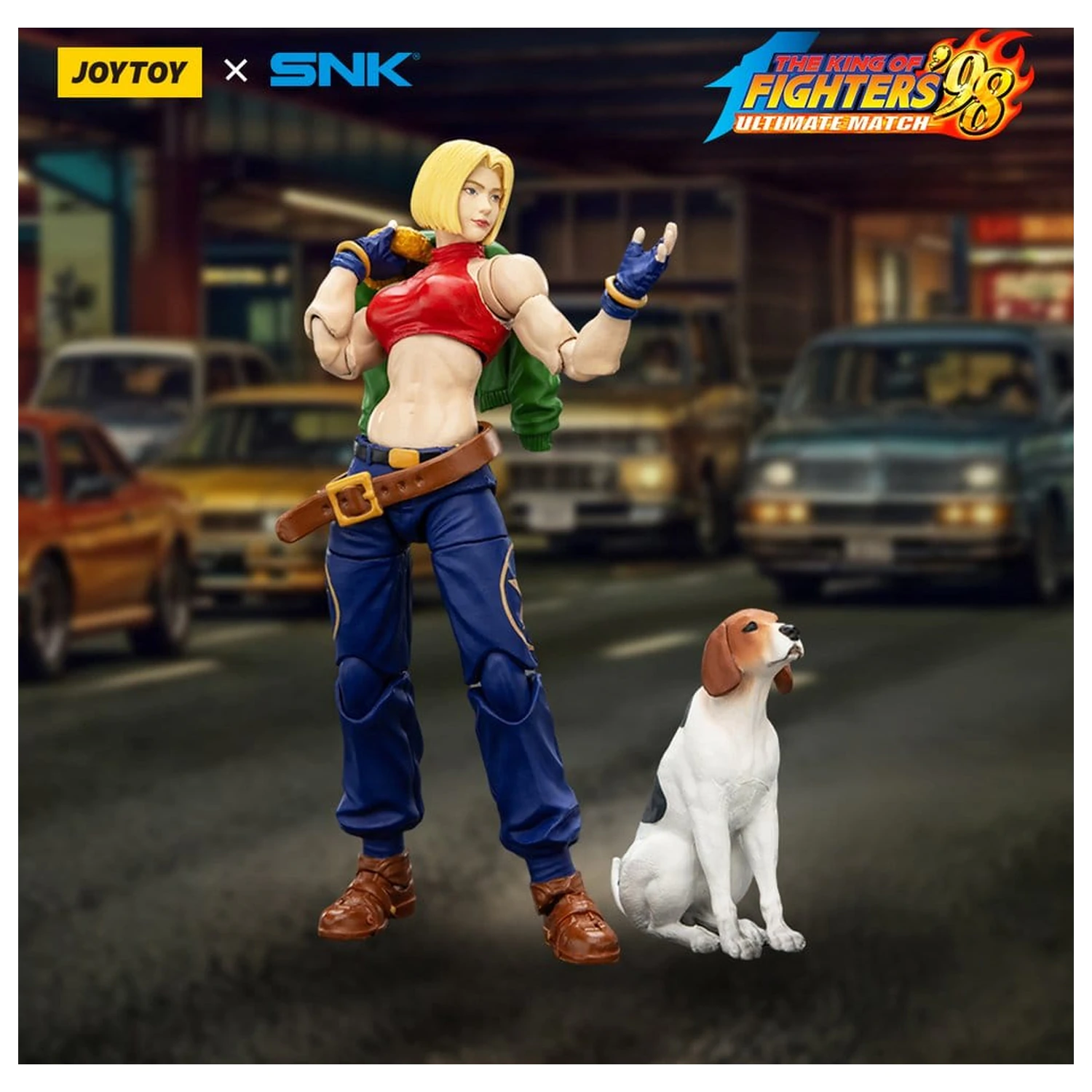 The King of Fighters '98 Ultimate Match figurina de actiune Blue Mary 11 cm poza produsului
