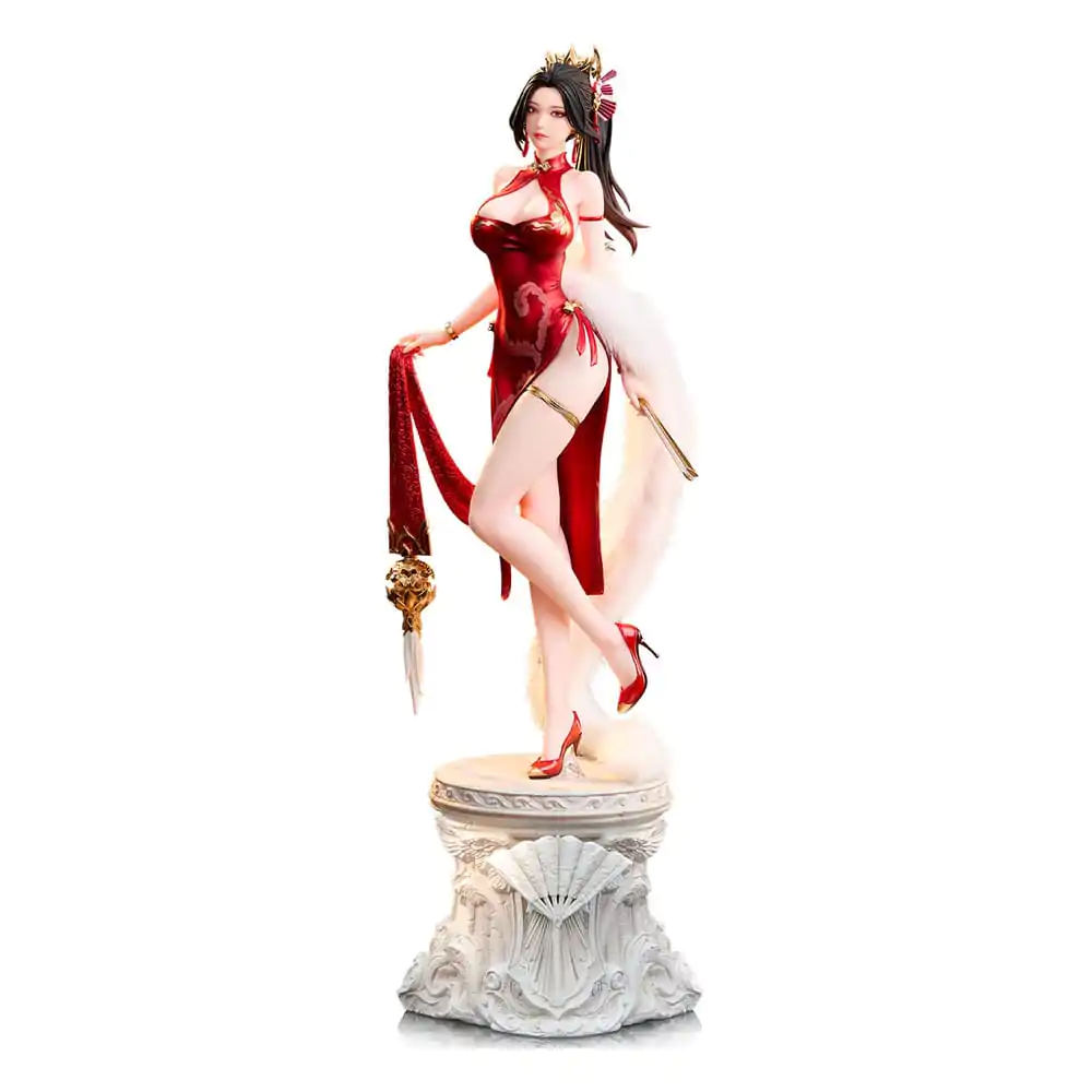 Statuie PVC The King of Fighters Dress Series 1/6 Mai Shiranui Hong Shang Wu Ver. 40 cm poza produsului