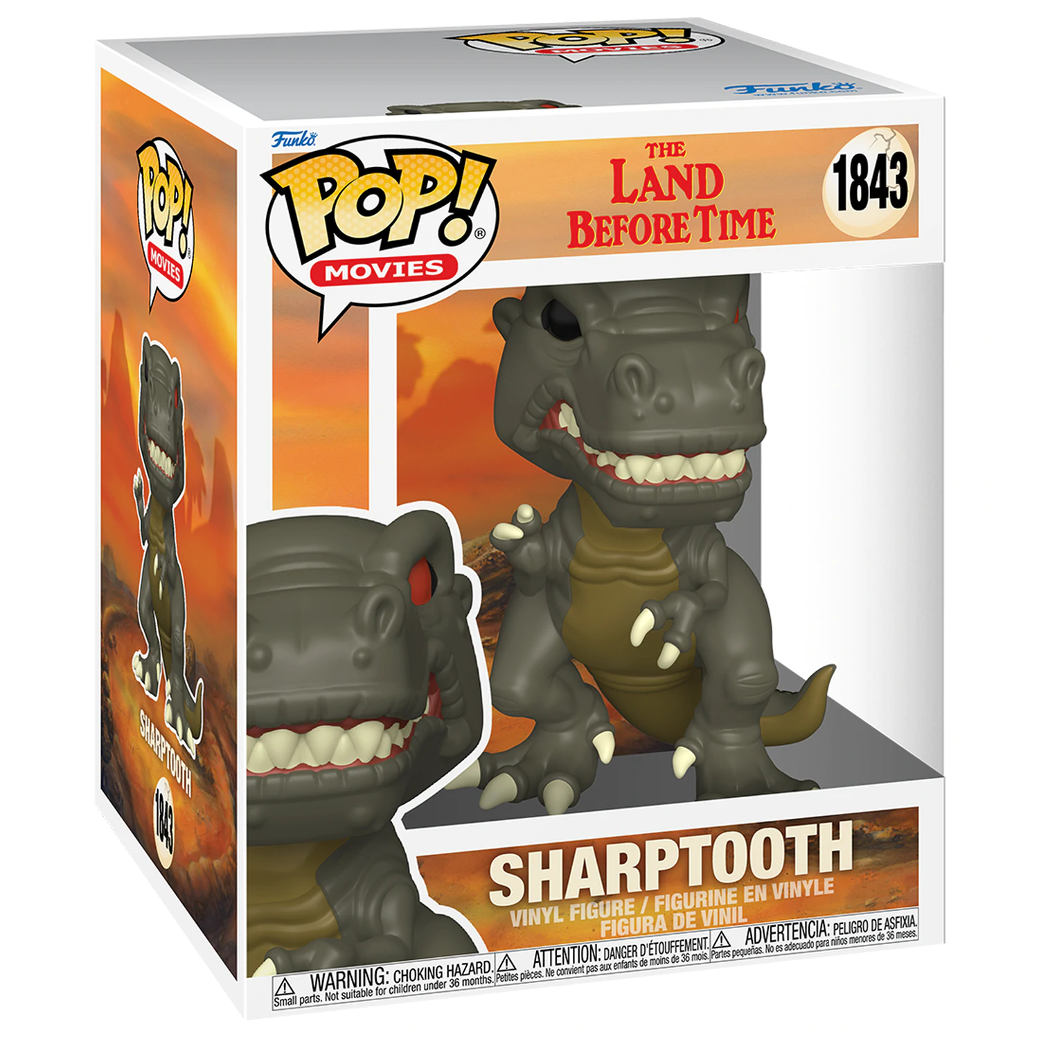 The Land Before Time Super Sized Funko POP! Figurina Vinyl Sharptooth 15 cm poza produsului