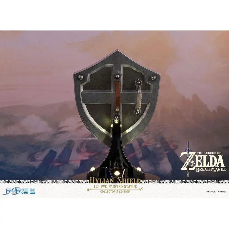 The Legend of Zelda Breath of the Wild Statuie PVC Scut Hylian Ediție de Colecție 29 cm poza produsului