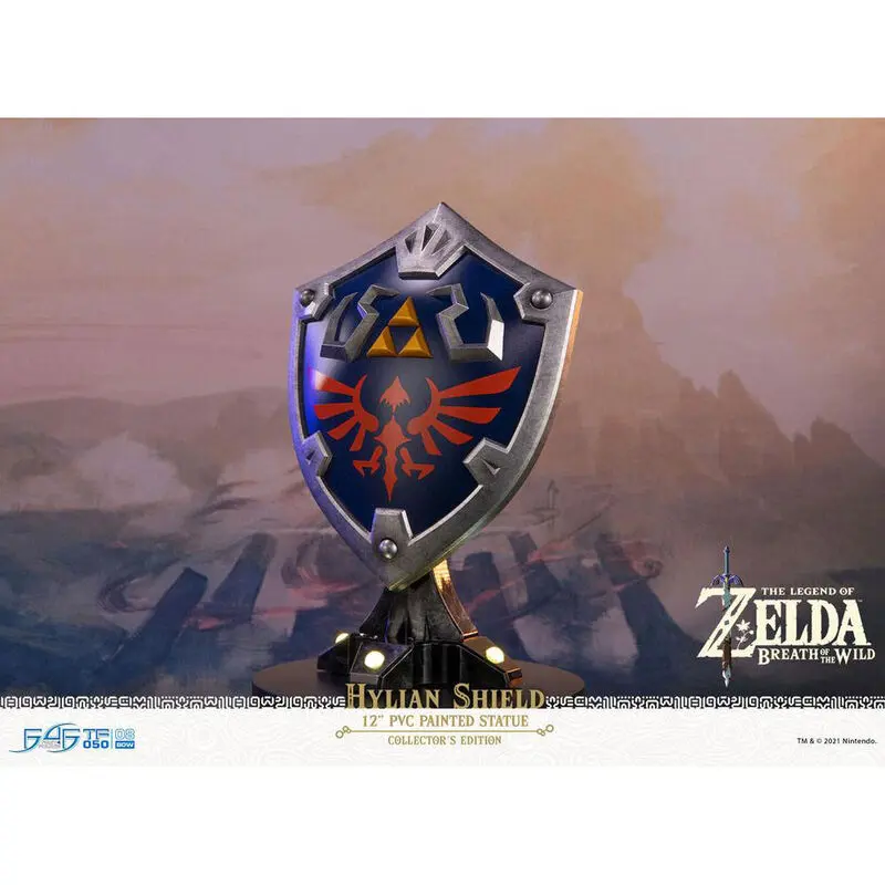 The Legend of Zelda Breath of the Wild Statuie PVC Scut Hylian Ediție de Colecție 29 cm poza produsului