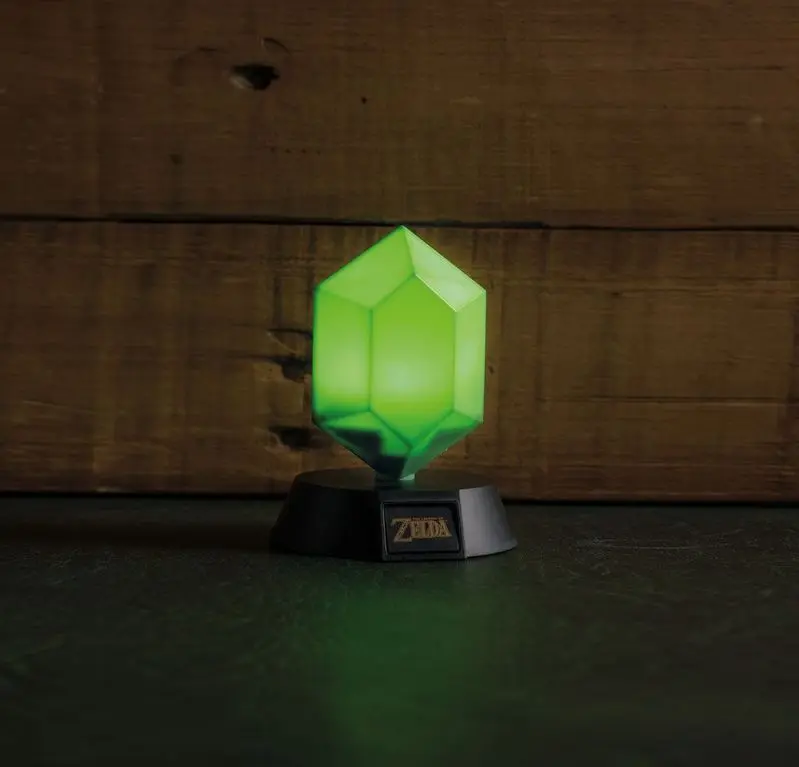 Legend of Zelda Lampa 3D Verde Rupee 10 cm poza produsului