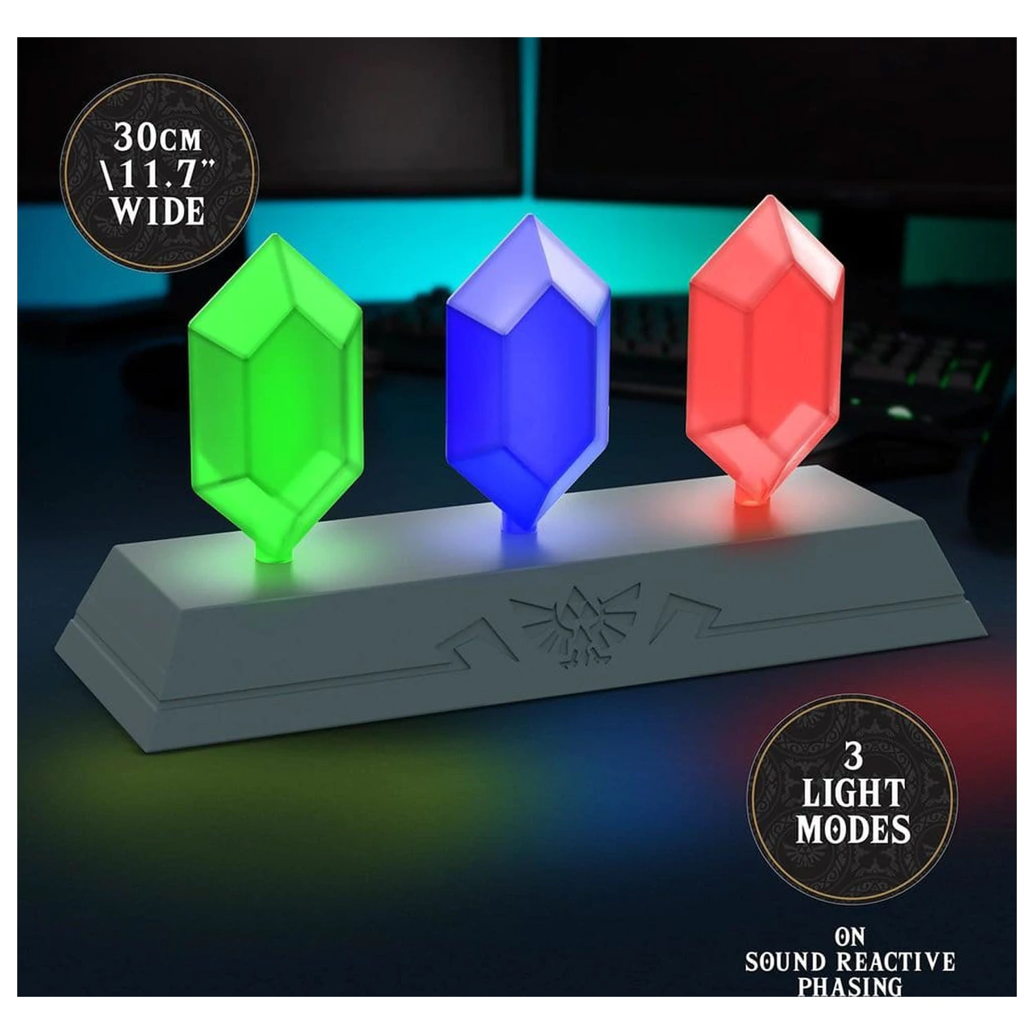 Lampada Icon Light Plus The Legend of Zelda Rupee 30 cm poza produsului