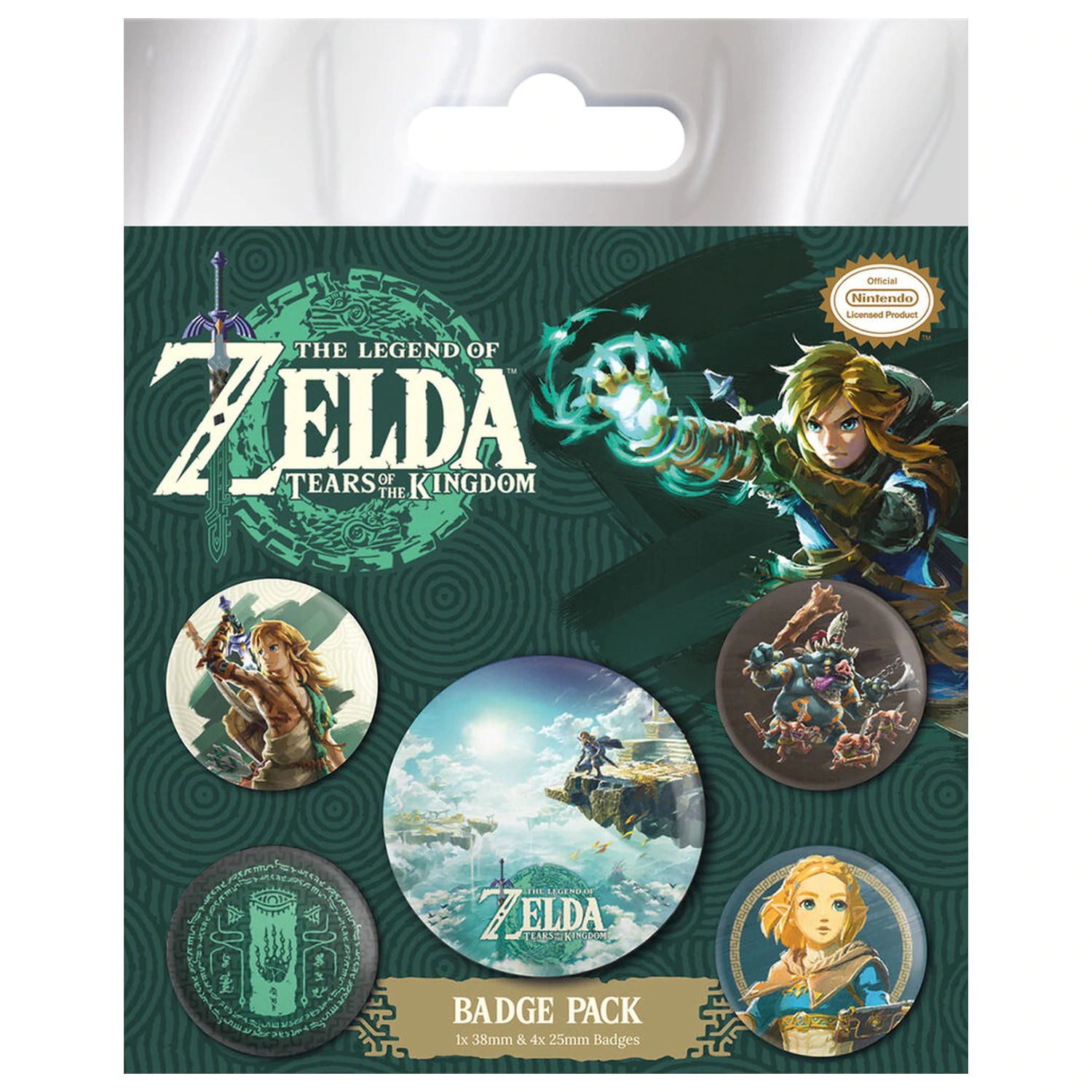 The Legend of Zelda set de 5 insigna poza produsului