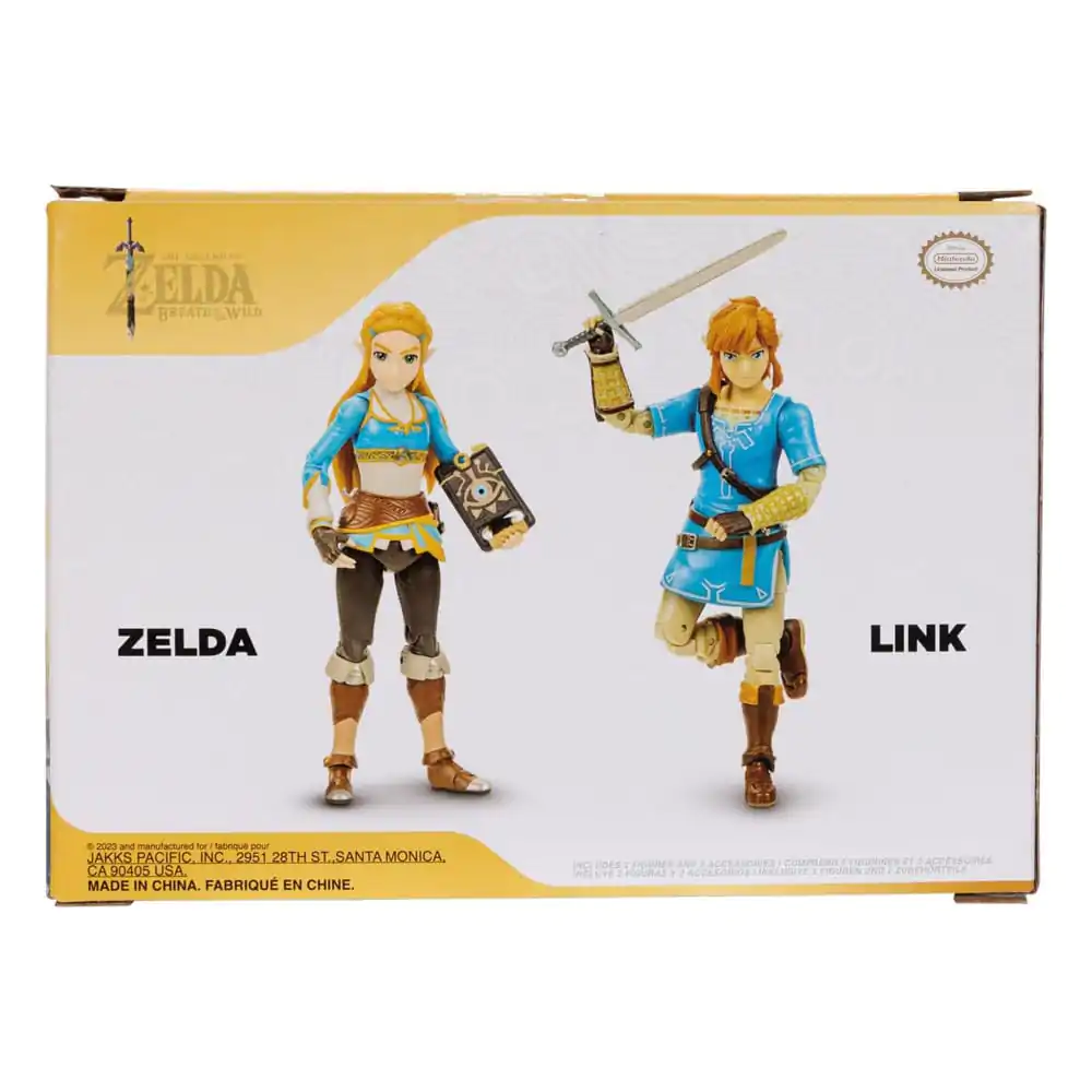 Figurină de Acțiune The Legend of Zelda 2-Pack Princess Zelda, Link 10 cm poza produsului