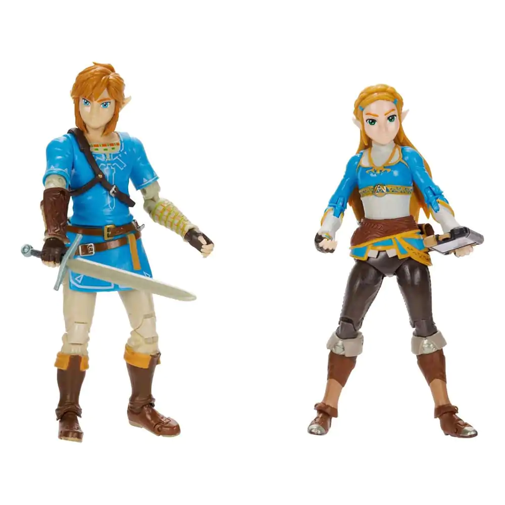 Figurină de Acțiune The Legend of Zelda 2-Pack Princess Zelda, Link 10 cm poza produsului