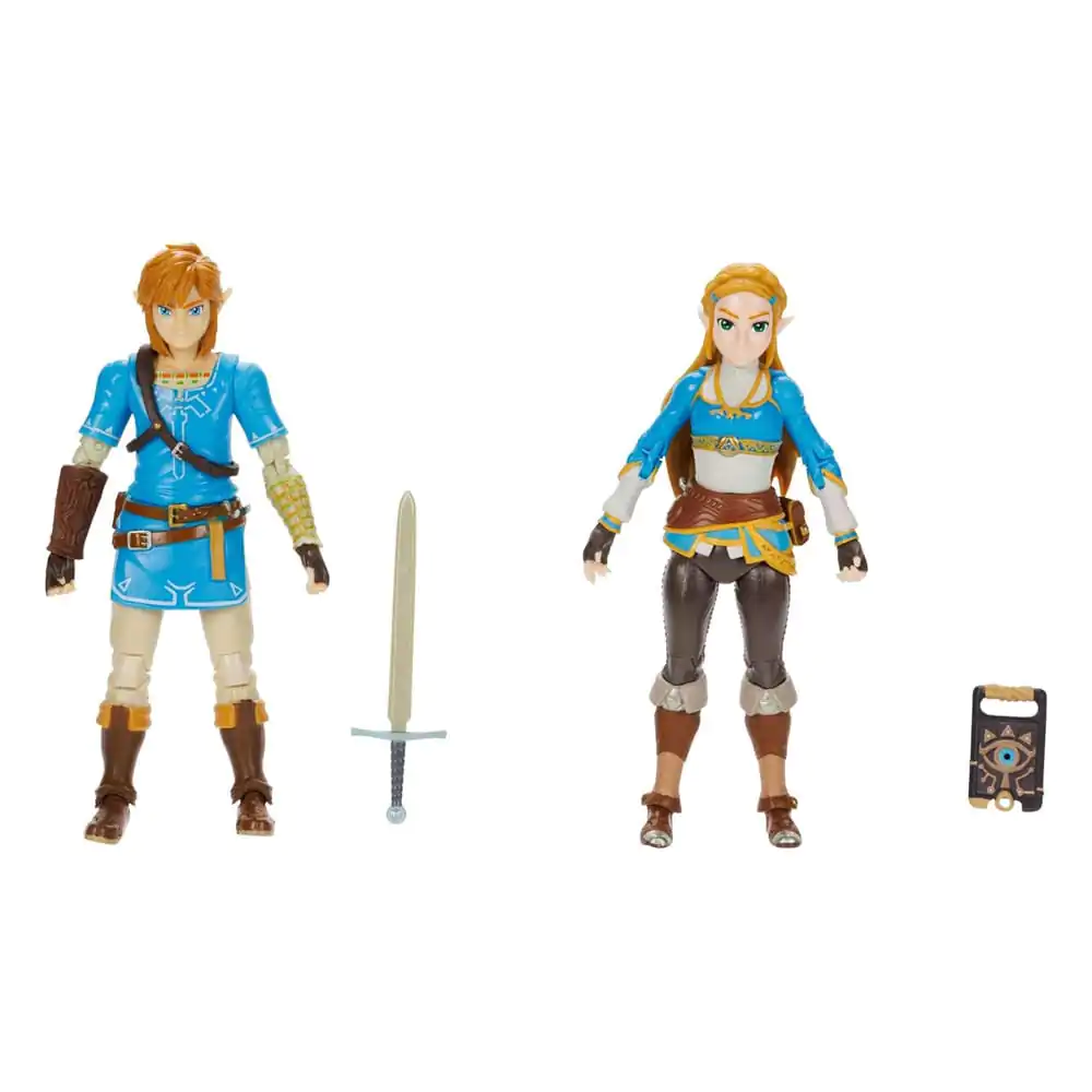 Figurină de Acțiune The Legend of Zelda 2-Pack Princess Zelda, Link 10 cm poza produsului
