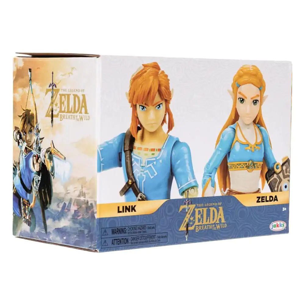 Figurină de Acțiune The Legend of Zelda 2-Pack Princess Zelda, Link 10 cm poza produsului