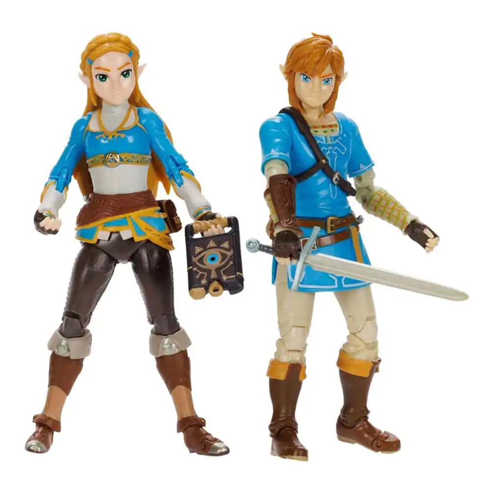 Figurină de Acțiune The Legend of Zelda 2-Pack Princess Zelda, Link 10 cm poza produsului