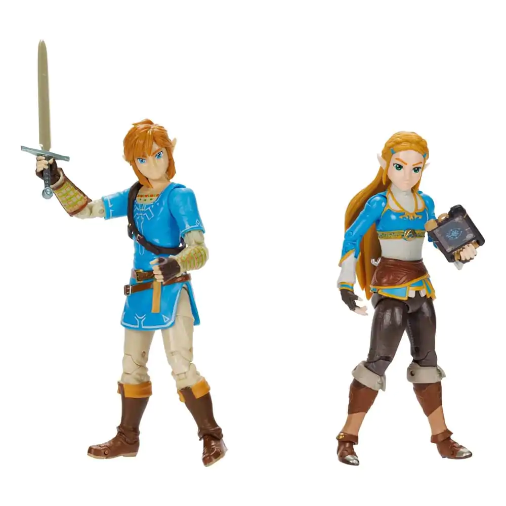 Figurină de Acțiune The Legend of Zelda 2-Pack Princess Zelda, Link 10 cm poza produsului