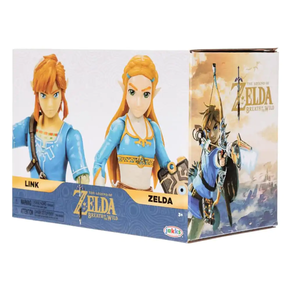 Figurină de Acțiune The Legend of Zelda 2-Pack Princess Zelda, Link 10 cm poza produsului