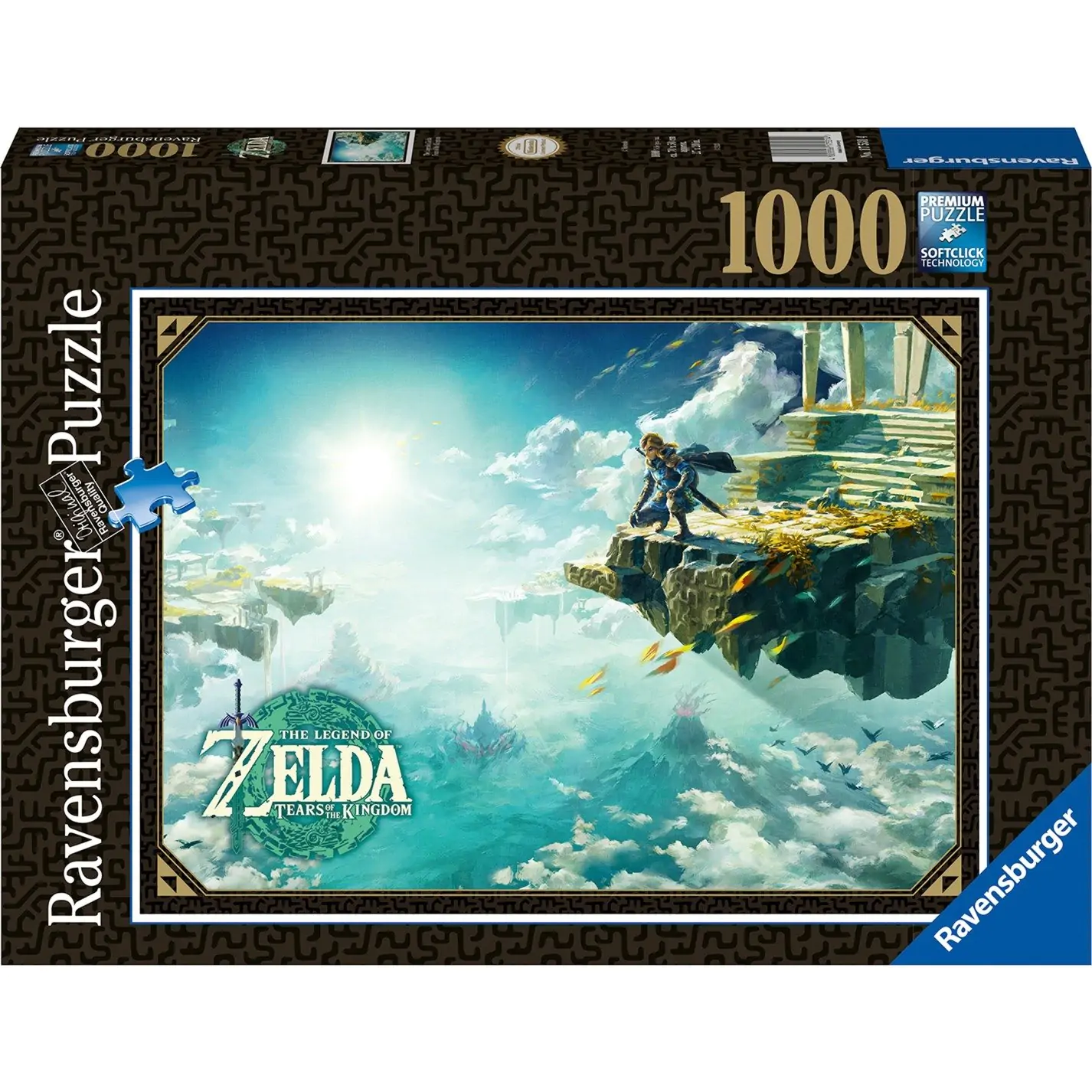 The Legend of Zelda: Tears of the Kingdom Puzzle cu Ilustrația de Copertă (1000 de piese) poza produsului