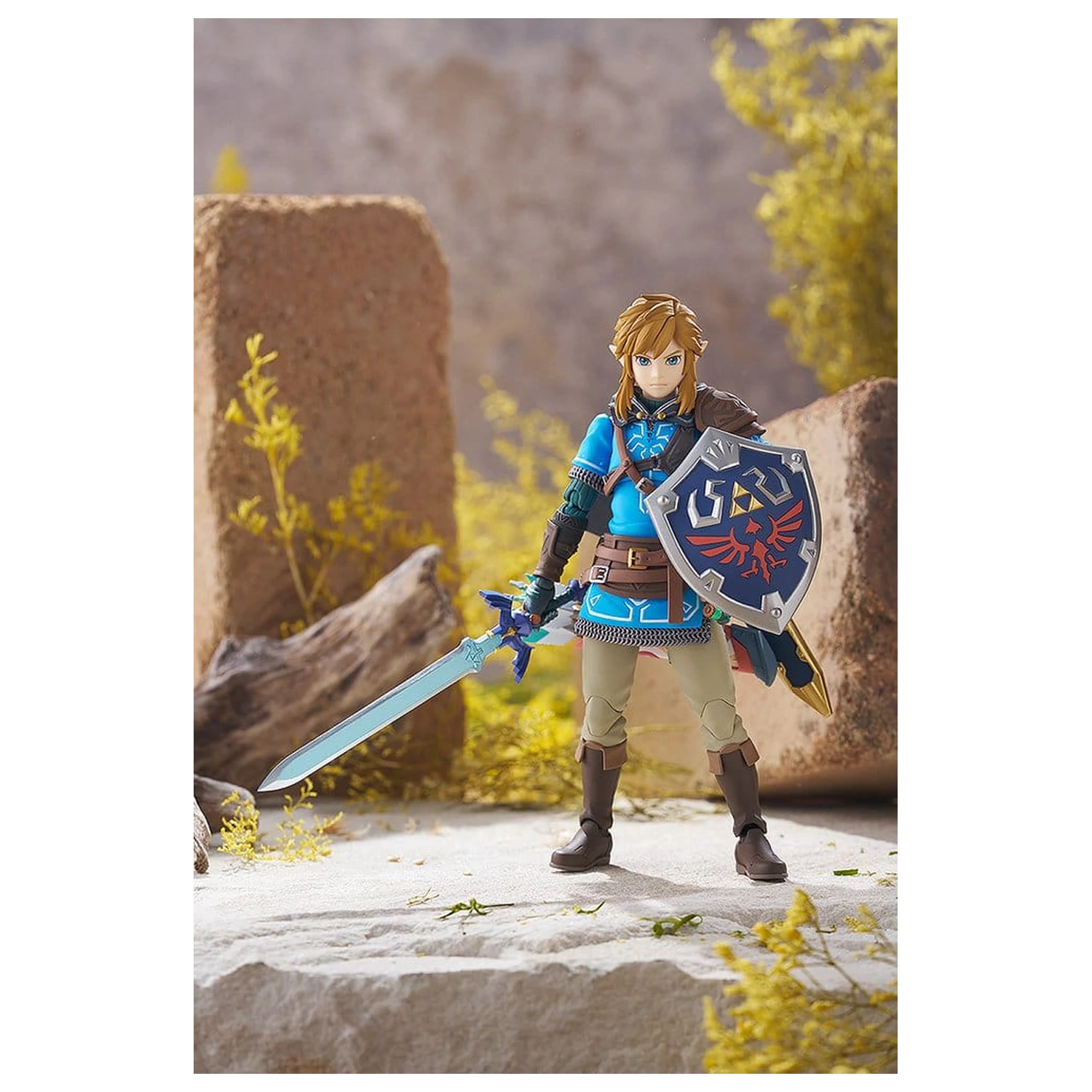 The Legend of Zelda Tears of the Kingdom Figurina de acțiune Figma Link Tears of the Kingdom Ver. Editia DX 15 cm poza produsului
