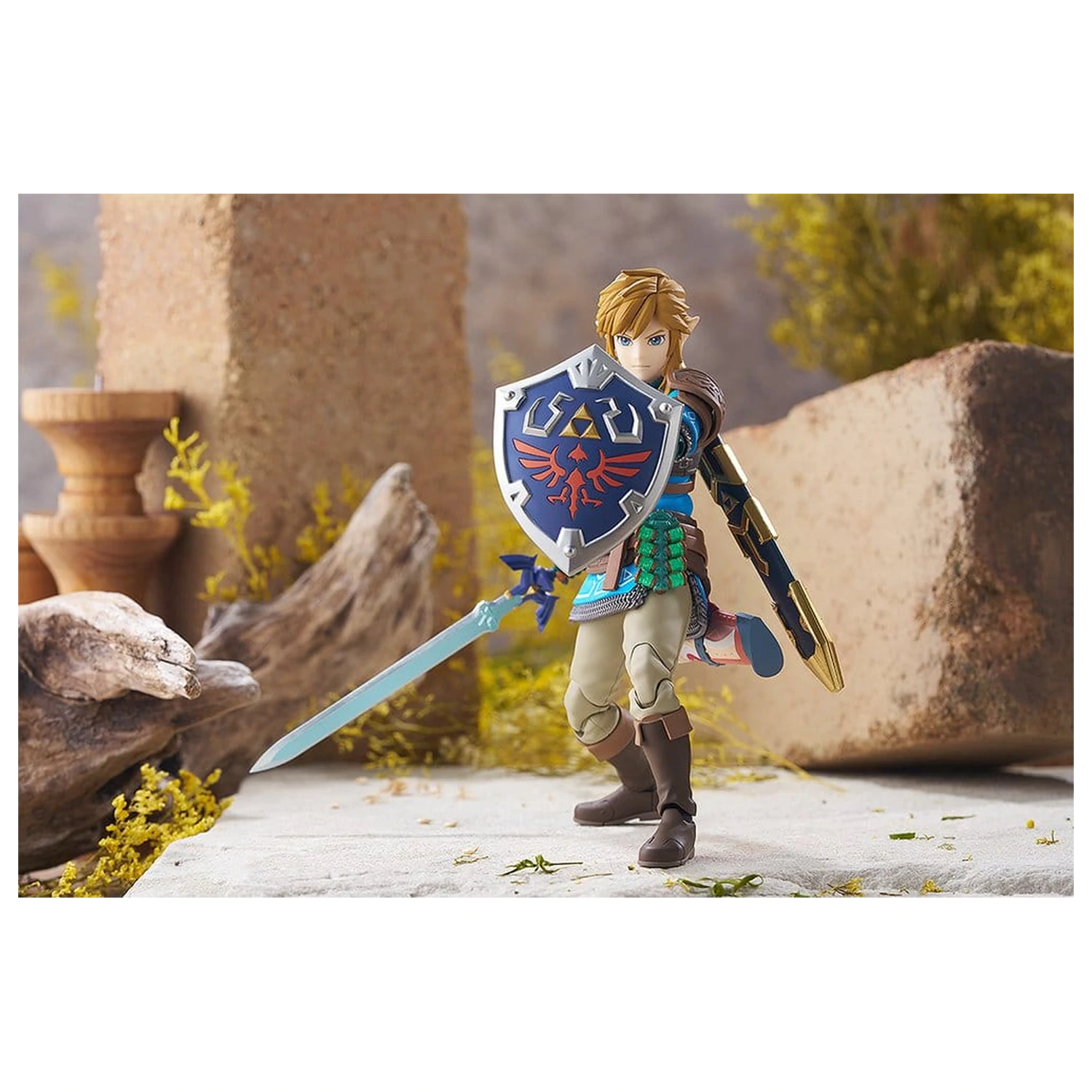 The Legend of Zelda Tears of the Kingdom Figurina de acțiune Figma Link Tears of the Kingdom Ver. Editia DX 15 cm poza produsului
