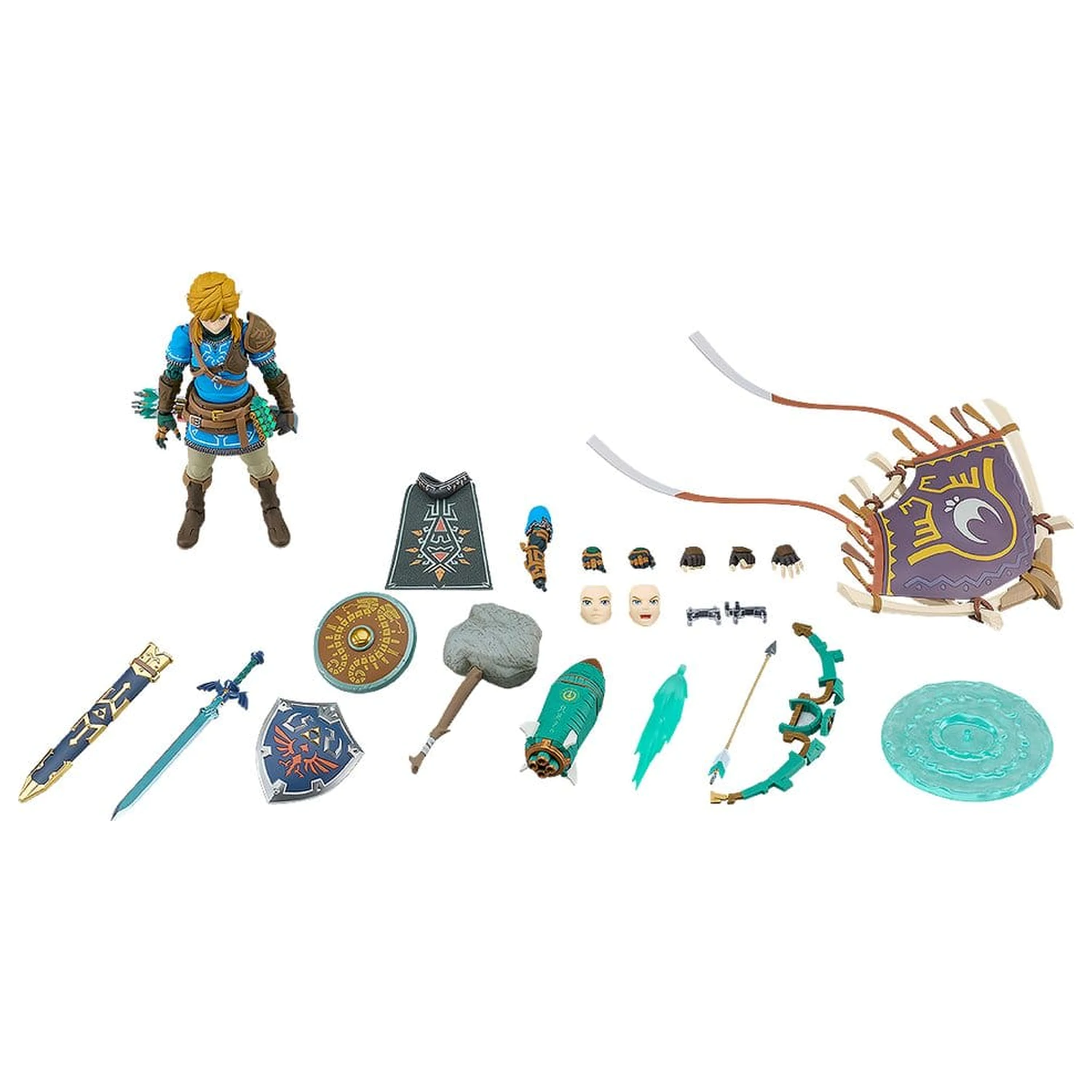 The Legend of Zelda Tears of the Kingdom Figurina de acțiune Figma Link Tears of the Kingdom Ver. Editia DX 15 cm poza produsului