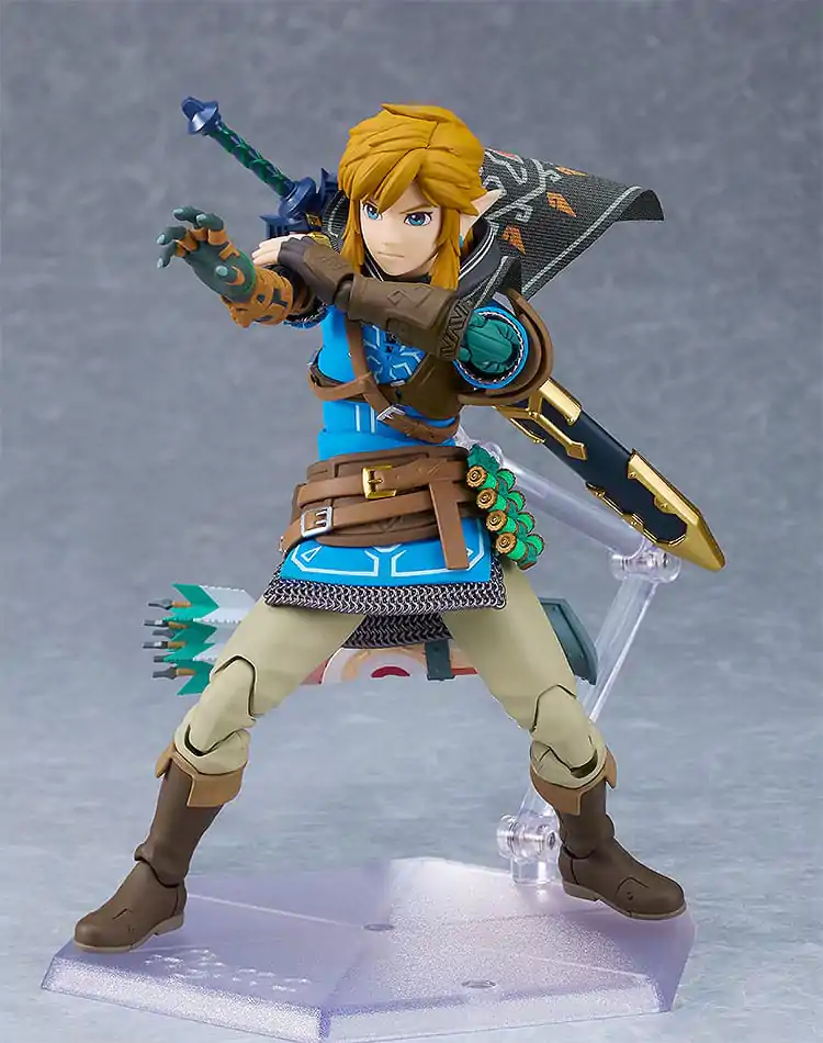 The Legend of Zelda Tears of the Kingdom Figurina de acțiune Figma Link Tears of the Kingdom Ver. DX Edition 15 cm poza produsului